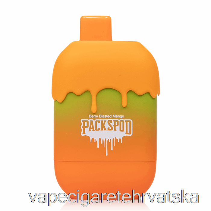 Vape Hrvatska Packwood Packspod 5000 Jednokratni Dugin Sorbet (bobičasti Mango)